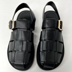 Zara Woven Fisherman Flat Sandal